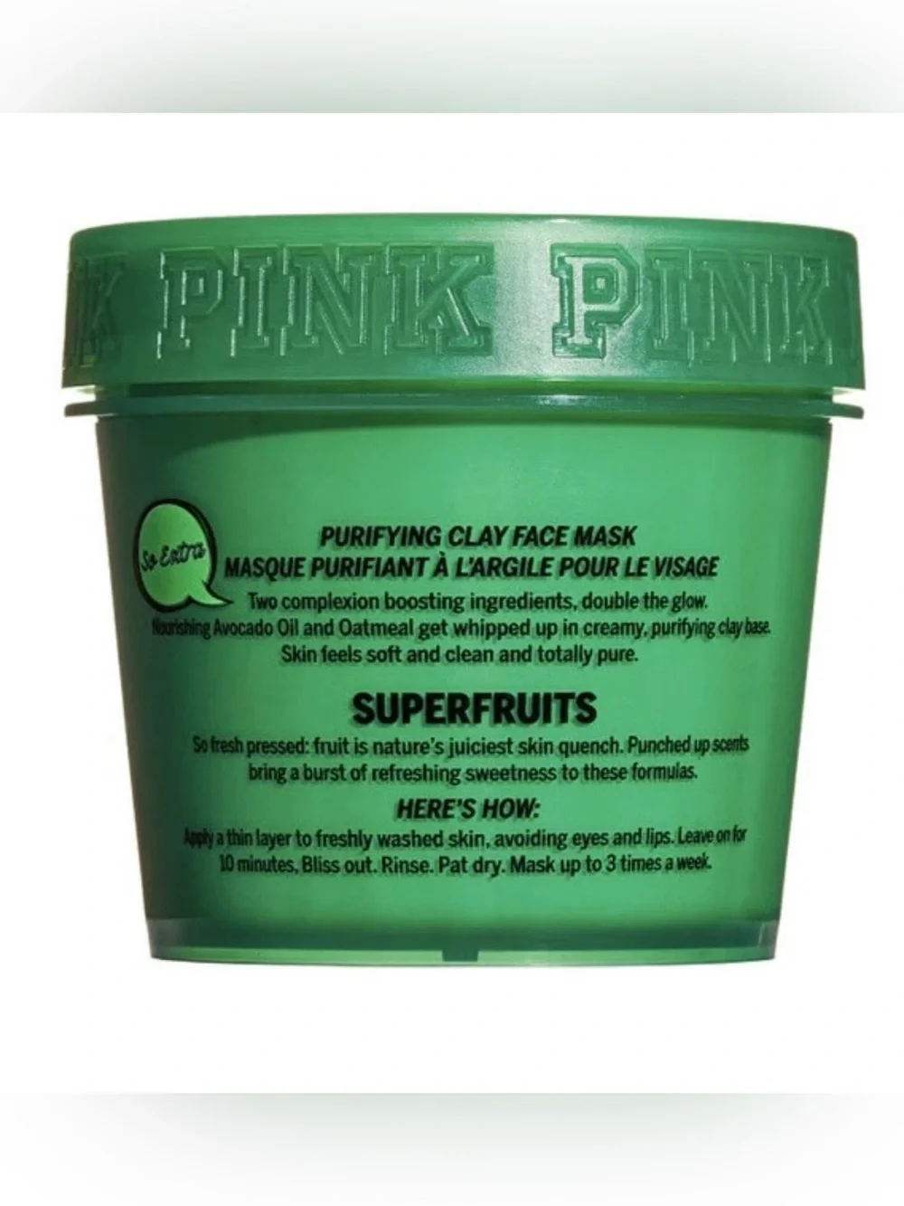 PINK Victorias Secret clay soothe complexion